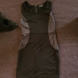 Black and grey dress